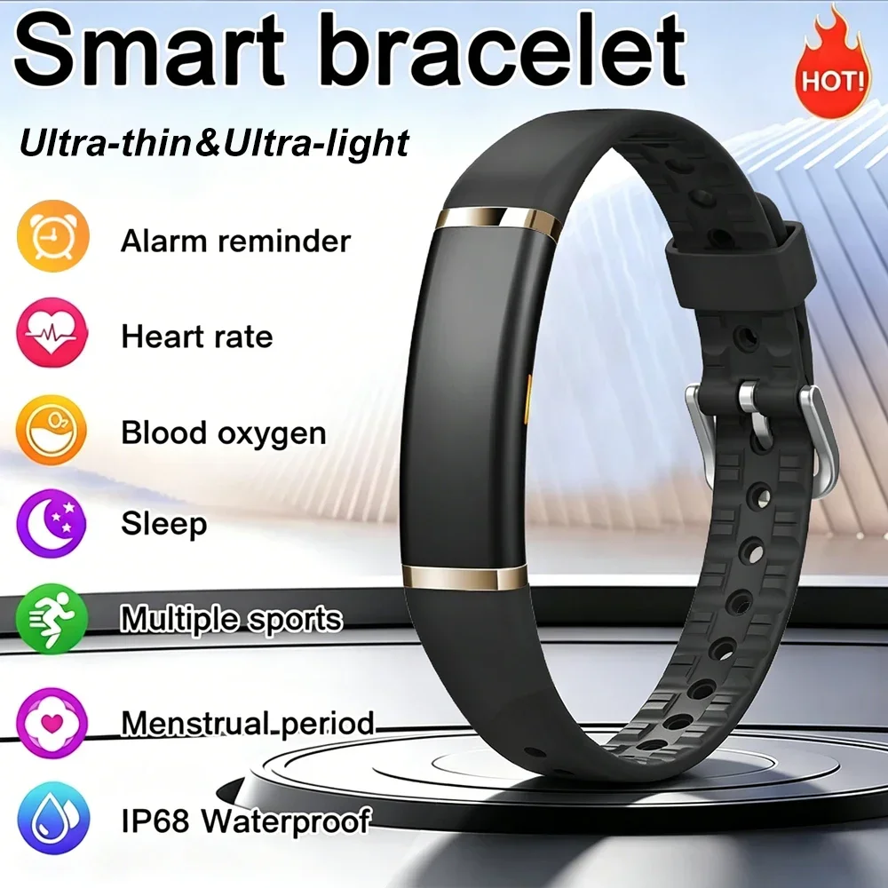 

Смарт-часы без экрана, монитор сердечного ритма, монитор сна, умный браслет для здоровья, водонепроницаемый спортивный фитнес-трекер, умные часы для Android iOS