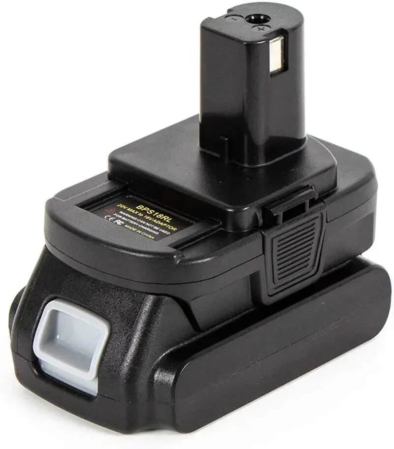 Adaptador do Conversor da Bateria de Bps18rl para Preto & Decker Cabo Porter Stanley 20v Bateria de Lítio Máxima para a Bateria de Ryobi 18v P108