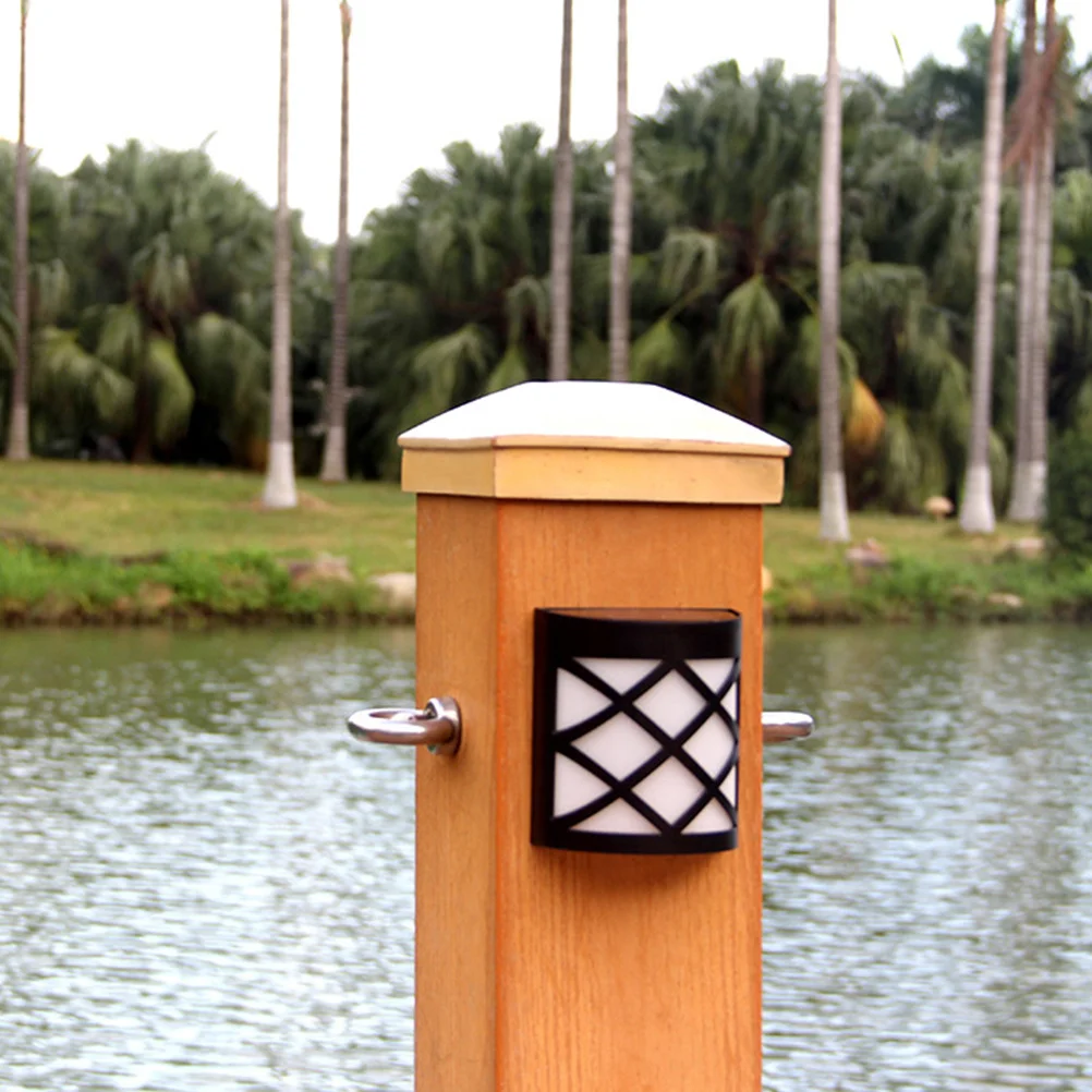 

Solar Garden Lamp Waterproof Outdoor Lawn Fence Courtyard Decoration Lighting Solar Powered Floodlight Wall Lamp Warm