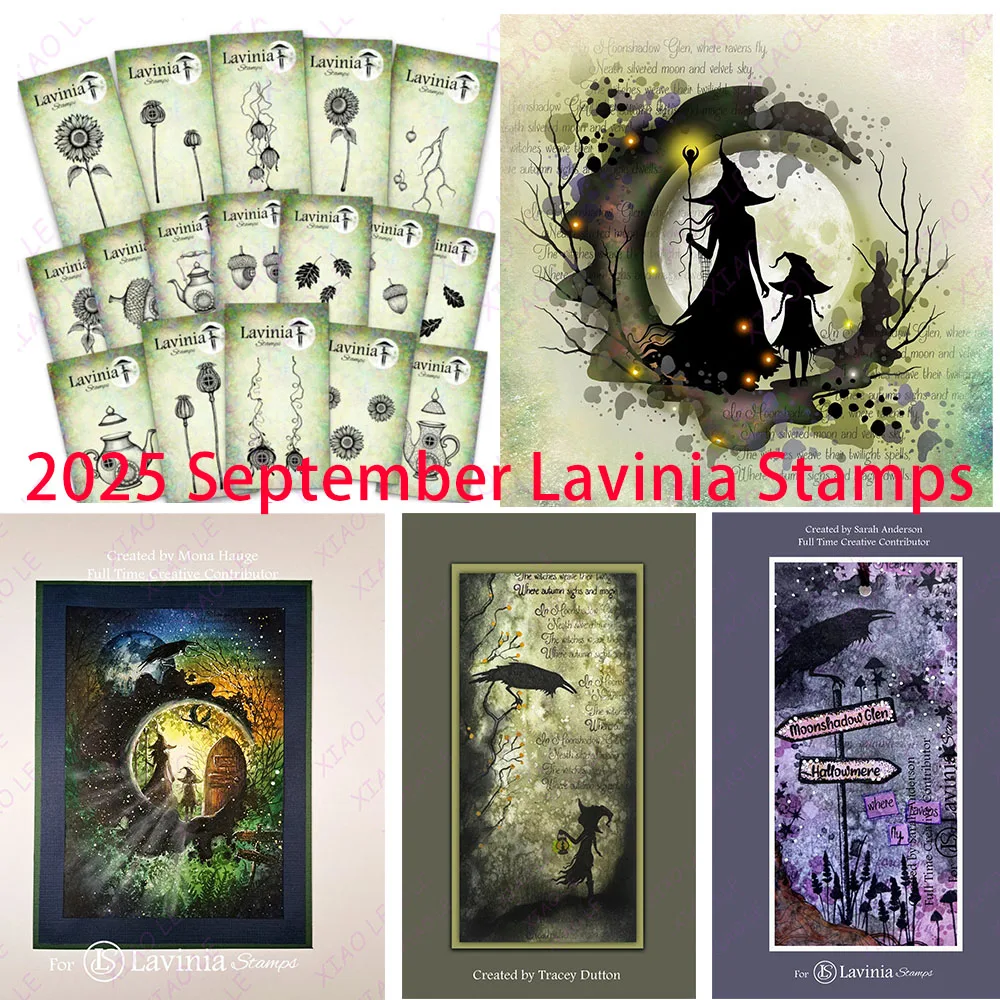 

New Lavinia The Coven of Curiosities Collection Clear Stamps Scrapbook Diary Decoration Embossing Template Diy Greeting Card