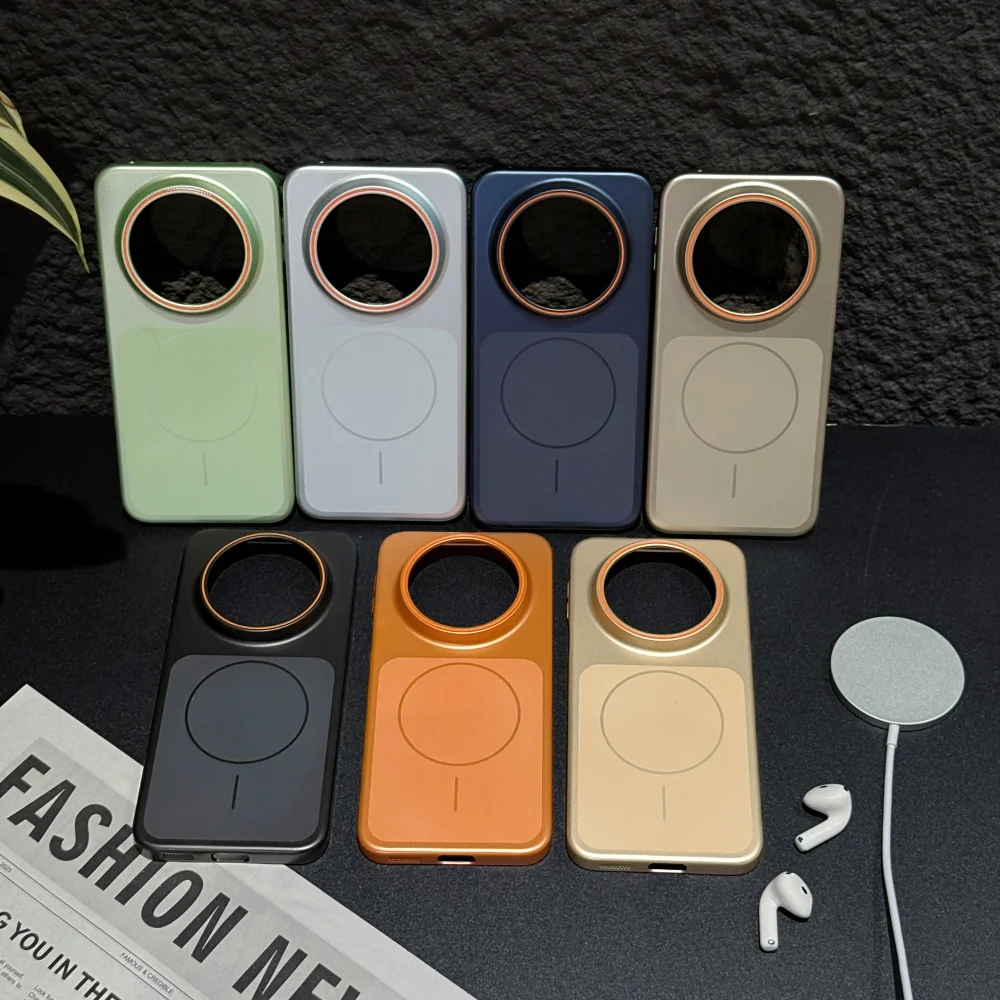 Luxury Matte Hard PC For Magsafe Magnetic Phone Case For HuaWei Mate 80 Pro Max Wireless Charge Shockproof Non Slip Bumper Cover - Detail 1