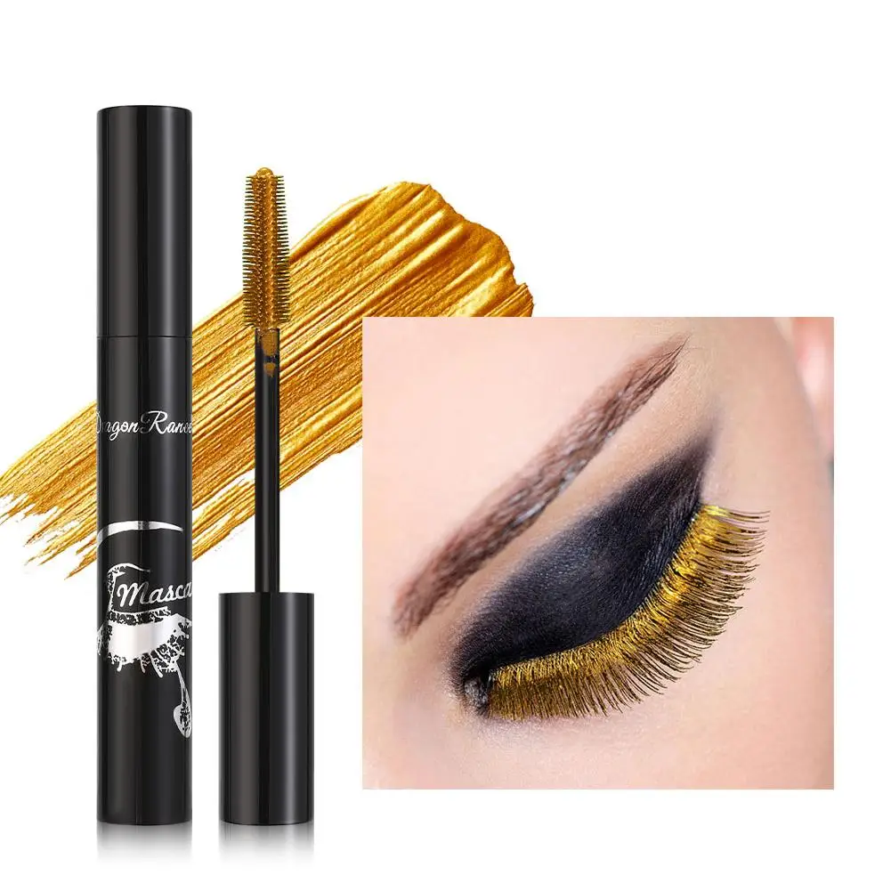 NEW Color Waterproof Mascara Liquid Lash Extension And Volume High-end No Mascara Smudge-Proof No Length Clumping D8V1