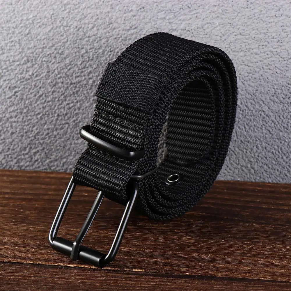 Men's Belt Outdoor Alloy Pin Buckle Belt High Quality Canvas For Nylon Male Luxury Belts Women's Sports Jeans Belt Neutral Belts