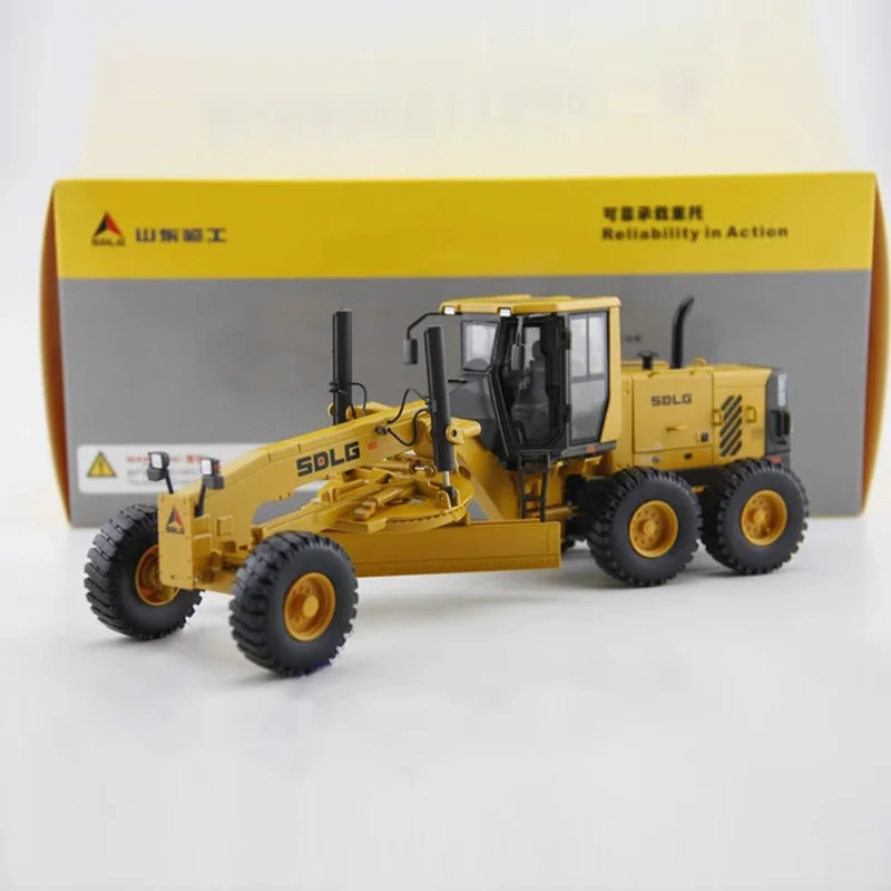 1:35 Scale SDLG G9190 Grader Alloy Engineering Car Model Collection Ornaments