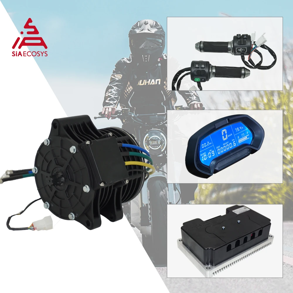 

QS MOTOR QS138 3000 Вт V1 V2 70H Комплекты двигателей со средним приводом и контроллером Fardriver CT-22 Комплекты спидометров