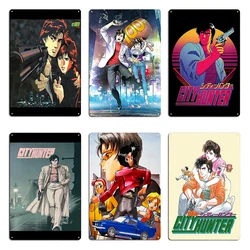 City Hunter Nicky Larson In Tokyo Metal Plaque Poster Home Designer Cinema Create Mural City Hunter Tin Sign Poster