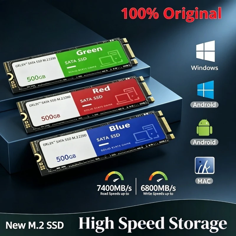 【Brand+】New Original Solid State Drive M.2 SSD High Speed Read Write Internal Hard Disk Ideal for Laptop Desktop Storage Upgrade