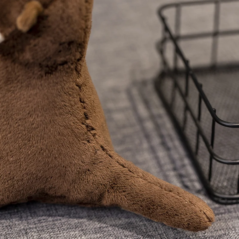 19CM Cartoon Simulation Anime Nette Otter Puppe Stofftier Plüsch Puppe kinder Geburtstag Geschenk Hause Kawaii Spielzeug Auto dekoration