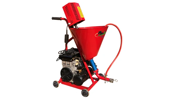 High efficiency automatic epoxy mortar plaster airless paint putty spraying pump machine for sale