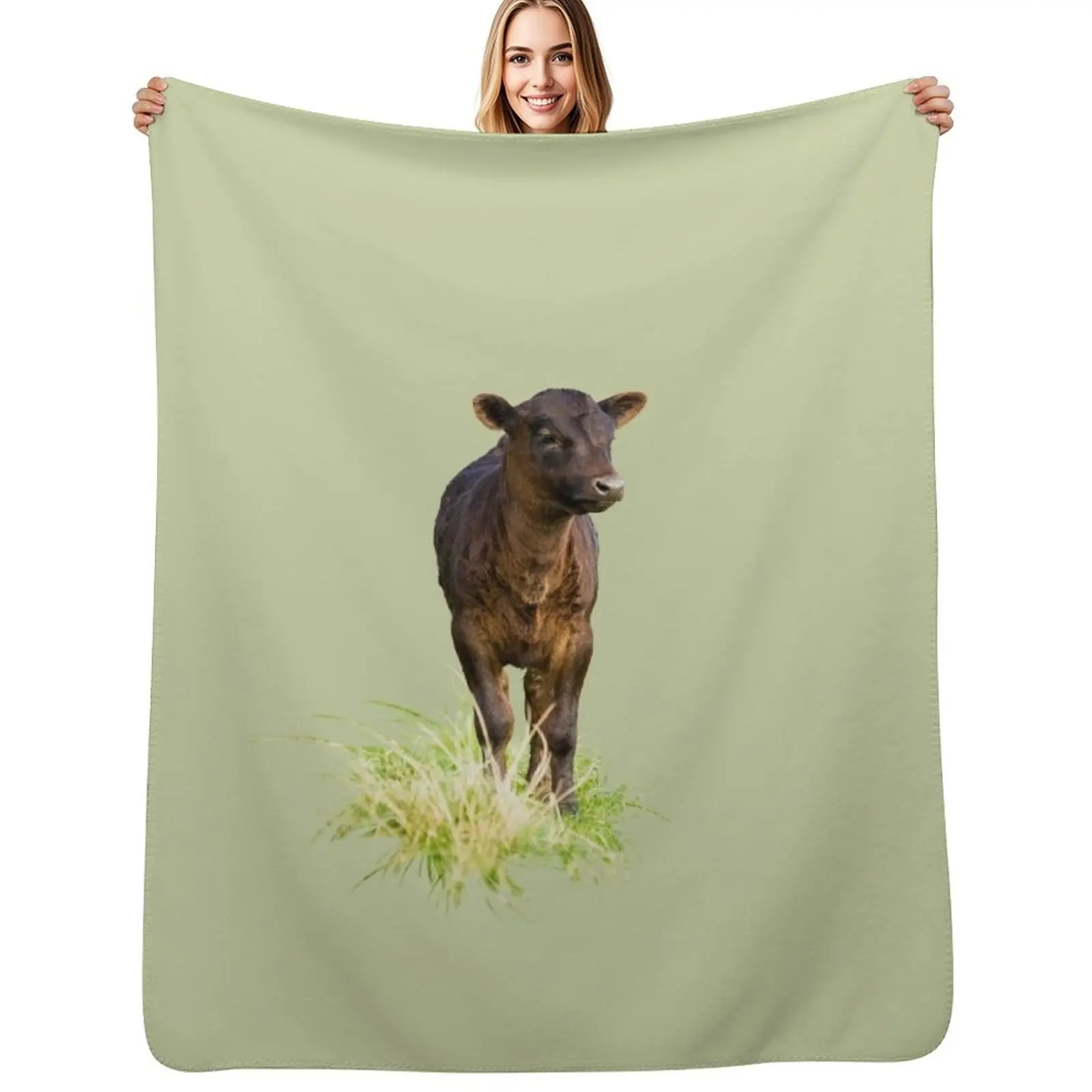 

Standing Dexter Cow Throw Blanket Warm Blankets Sofas Of Decoration Cute Blanket
