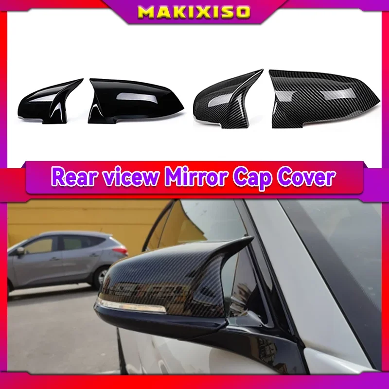 

Rearview Mirror Cover Side Wing Rear View Mirror Case Cover Glossy Black For BMW serie 1 2 3 4 F20 F21 F22 F30 F32 F36 X1 F87 M3