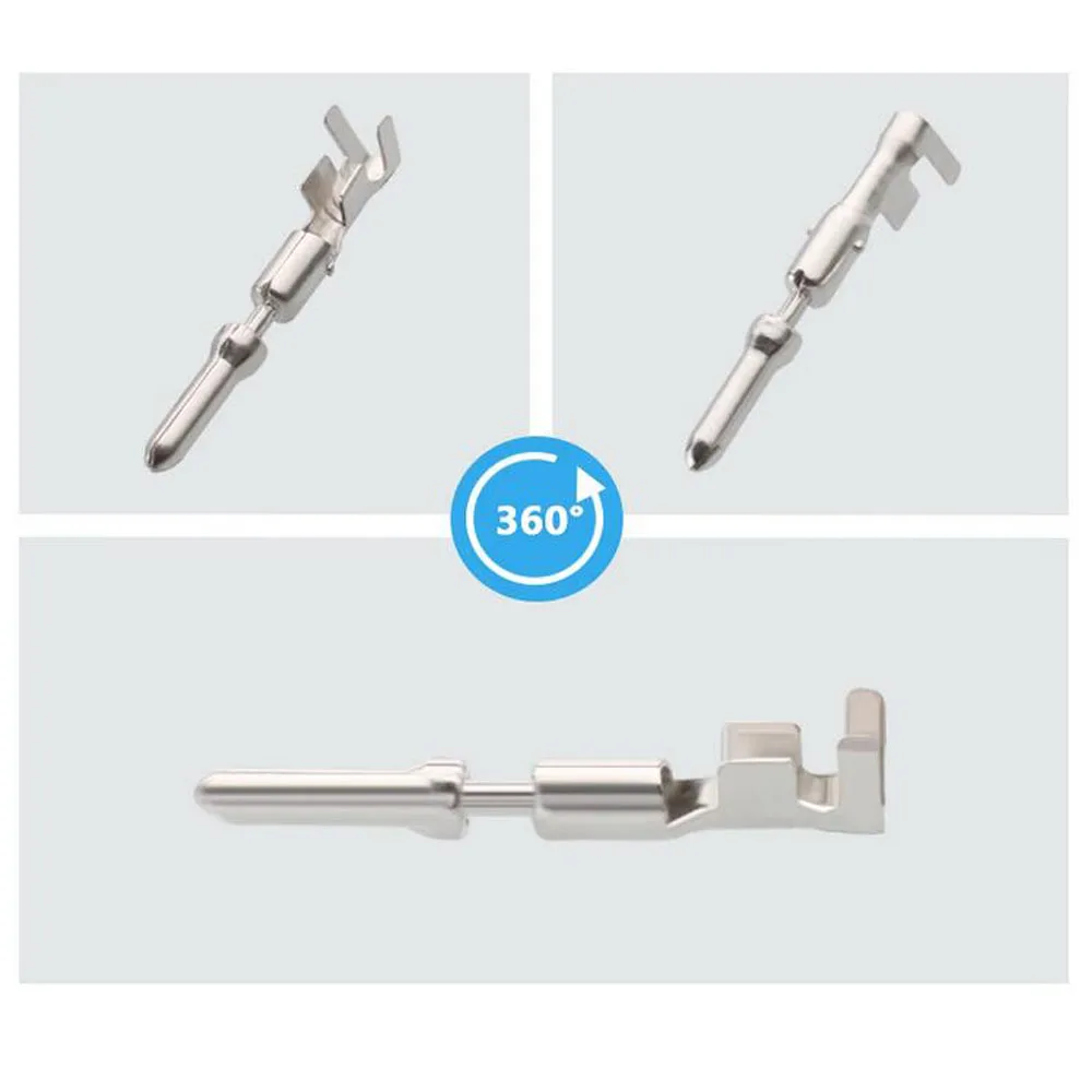 Imagem -03 - Conector Terminal de Latão Impermeável Soquete do Cabo do Arnês Dj214a2.8c 1000 Pcs