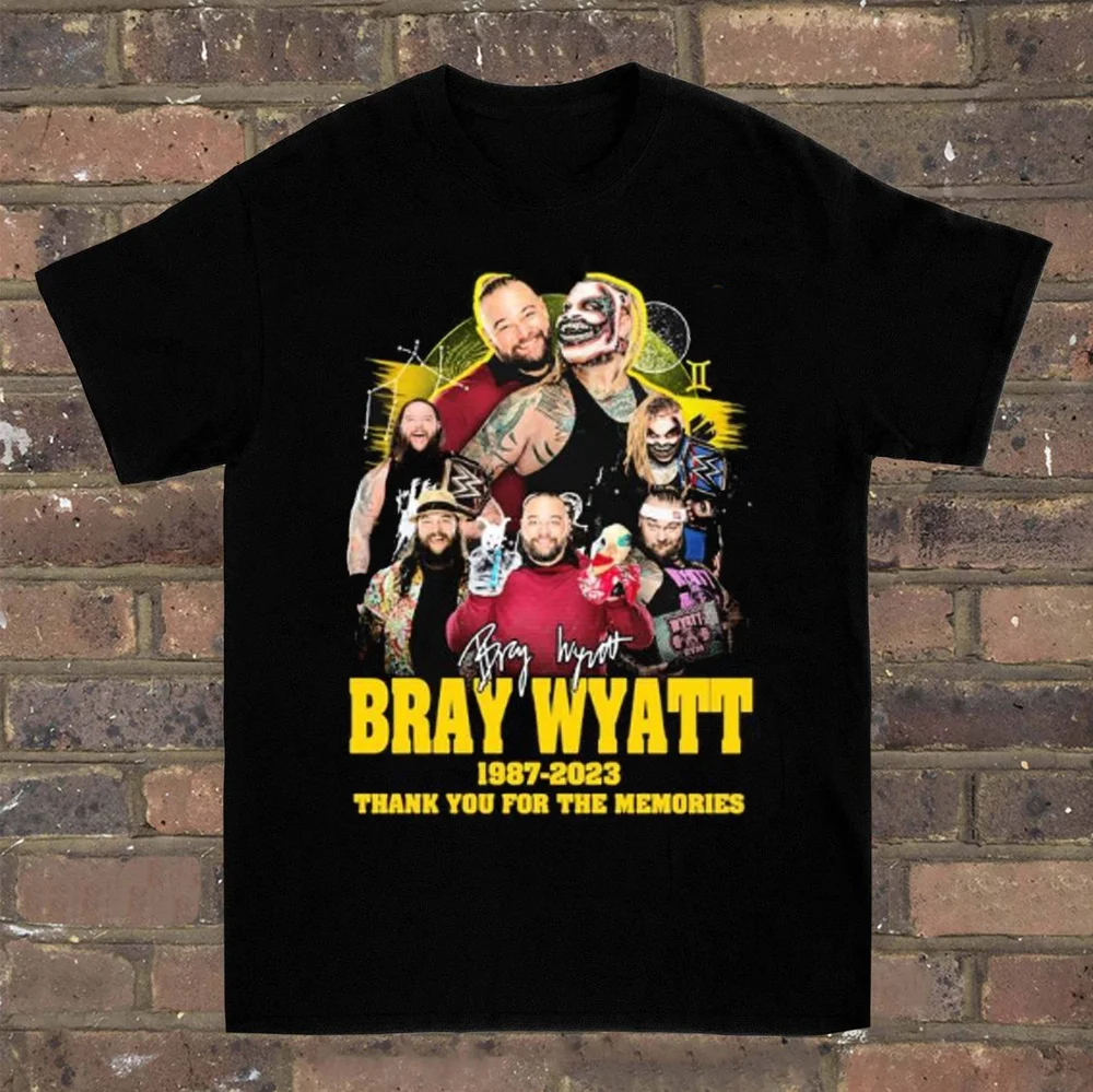 

Bray Wyatt 1987 2023 Thank You For The Memories Signatures Shirt