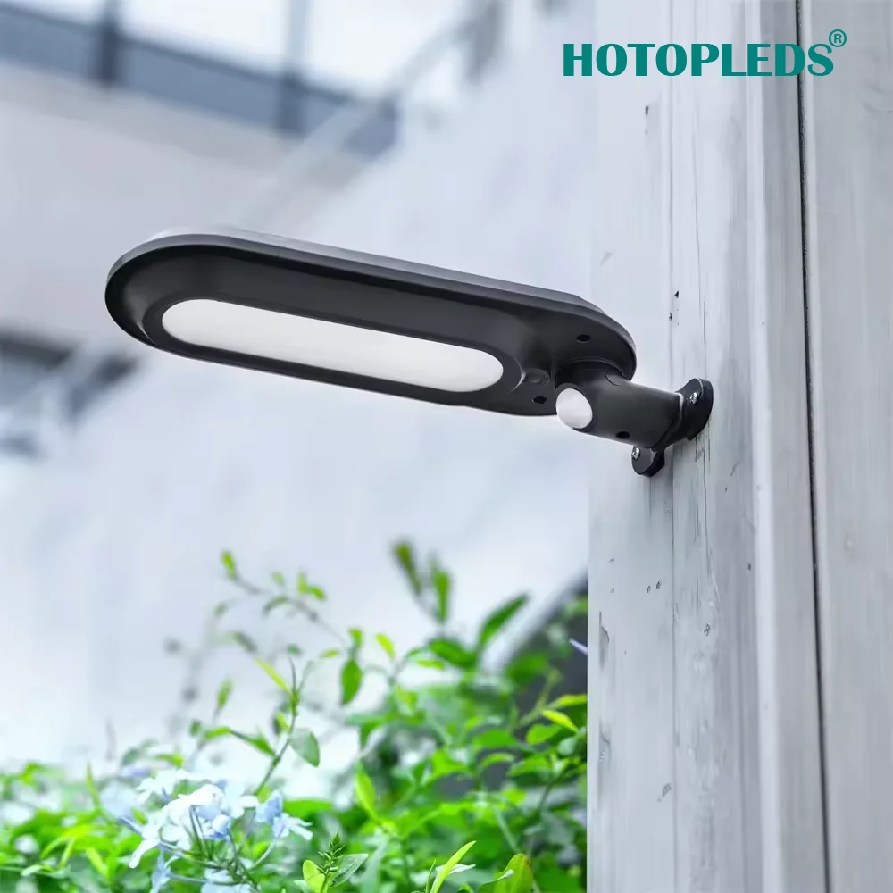 Outdoor Intelligent Solar Wall Lamp Courtyard Lighting Street Lamp 180 Degree Human Body Sensing LED Household Courtyard Lamp