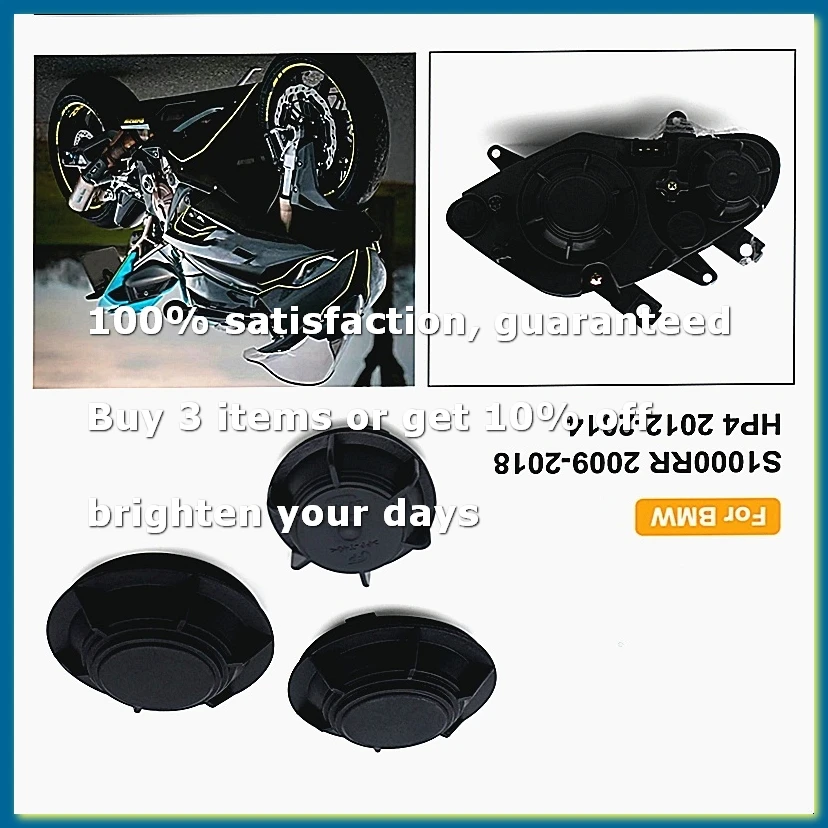 Motorcycle Headlight Back Cover Waterproof for BMW S1000RR 2009-2018 HP4 2012-2014 Tail Light Housing