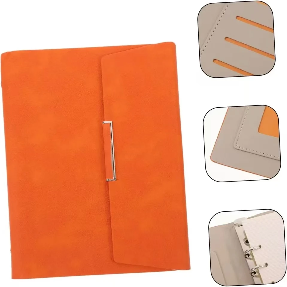 Picture 5: New A5 Binder Notebook Pu Leather Bible Notepad Folder A5 Diary Weekly Planner Agenda Planner Note Books Travel Journal