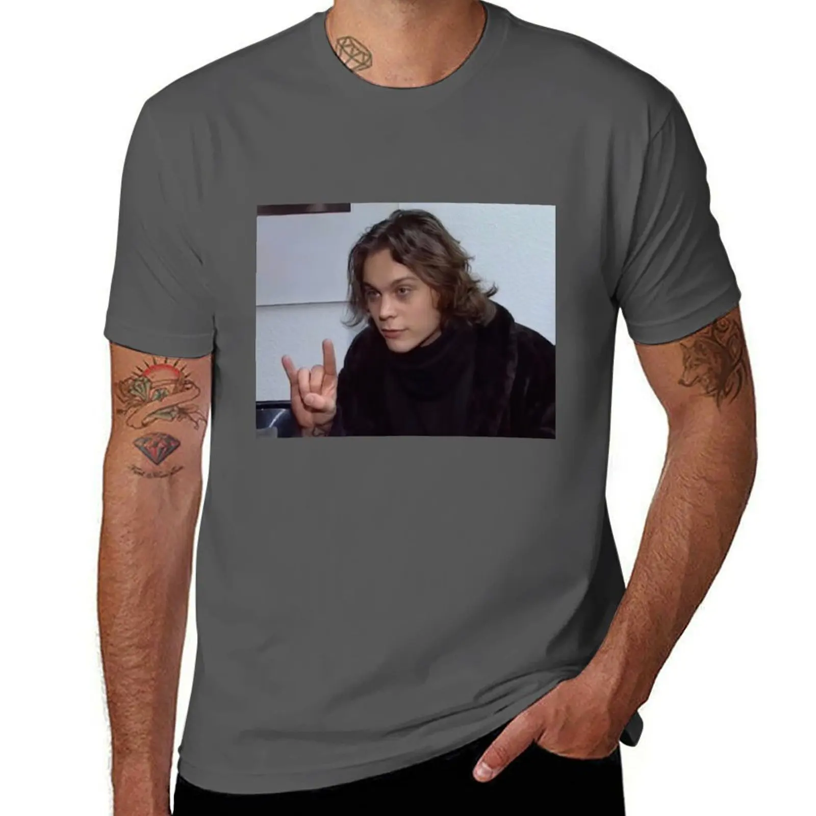 

Ville Valo T-Shirt t shirt men 100% cotton luxury brand funny t shirts cotton T-Shirt