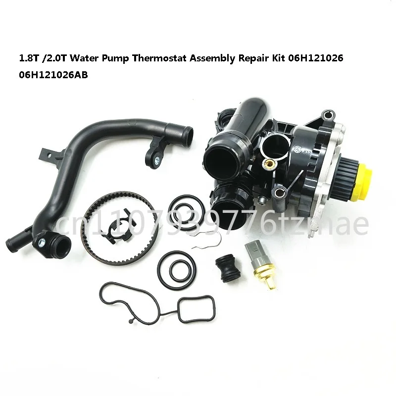 

1.8T /2.0T Car Water Pump Thermostat Assembly Repair Kit 06H121026 06H121026AB For VW Golf Jetta Passat Audi A3 A4 A5 A6 Q3 Q5