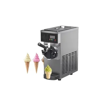 Stainless steel commercial soft ice cream making machine, convenient, practical and durable