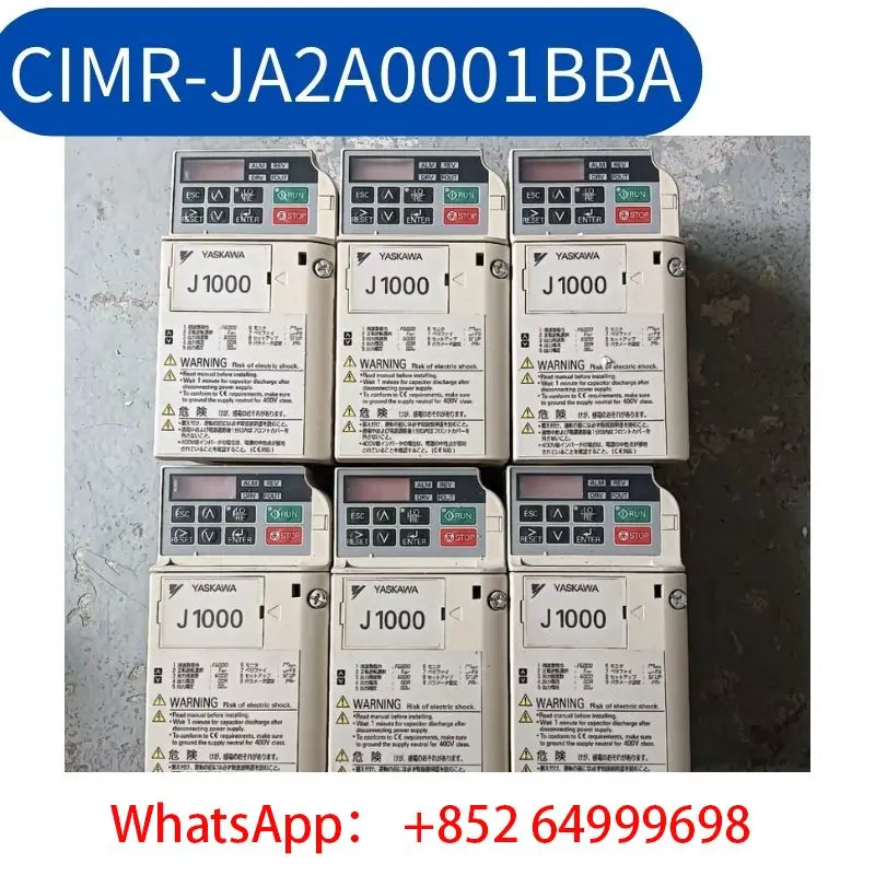 

second-hand inverter CIMR-JA2A0001BBA 0.2kw/0.1kw 220V tested ok