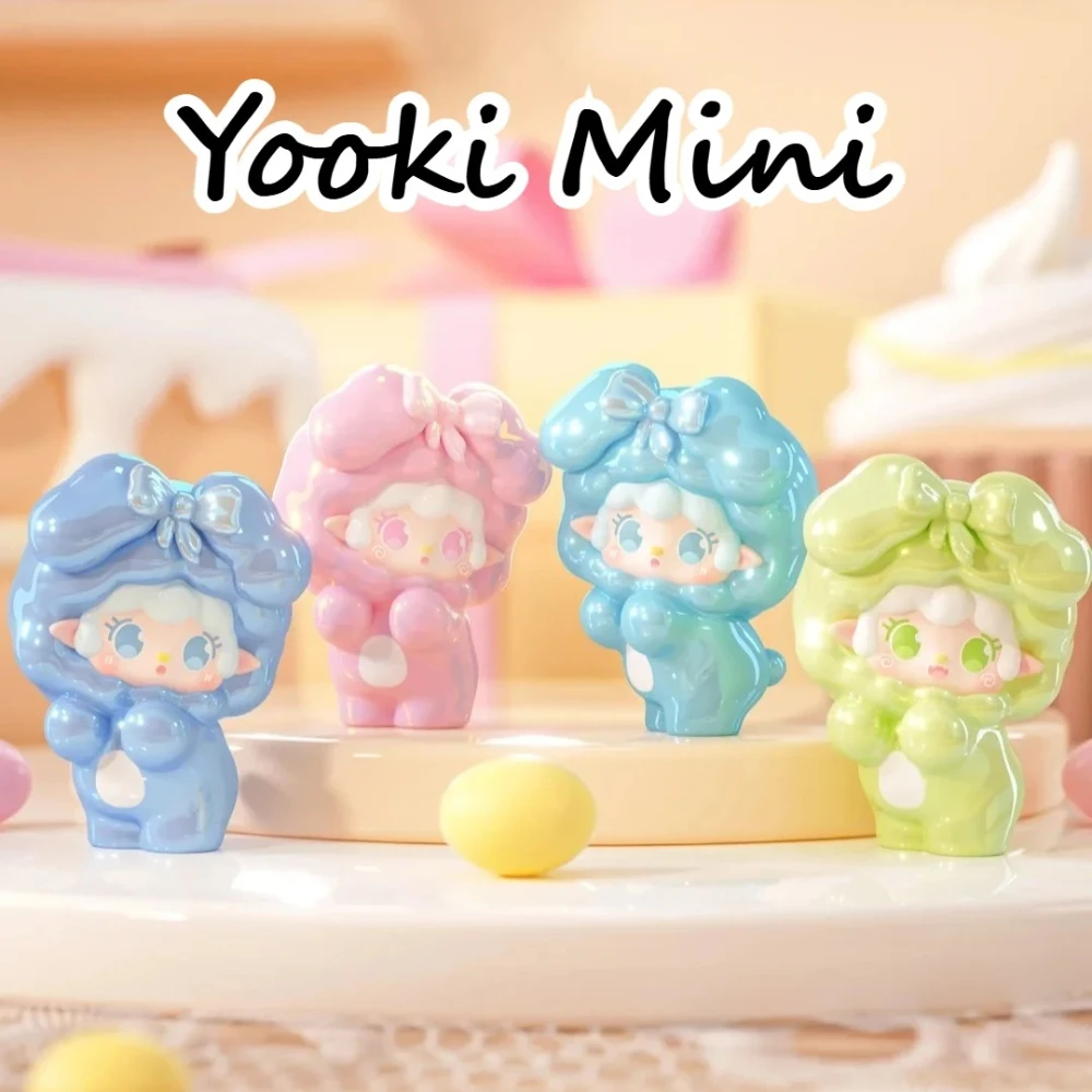 

Yooki Candy Boom Series Mini Blind Bag Cute BeansCharacter Collection Desk Room Backpack Decoration Collectible Mystery Box Gift