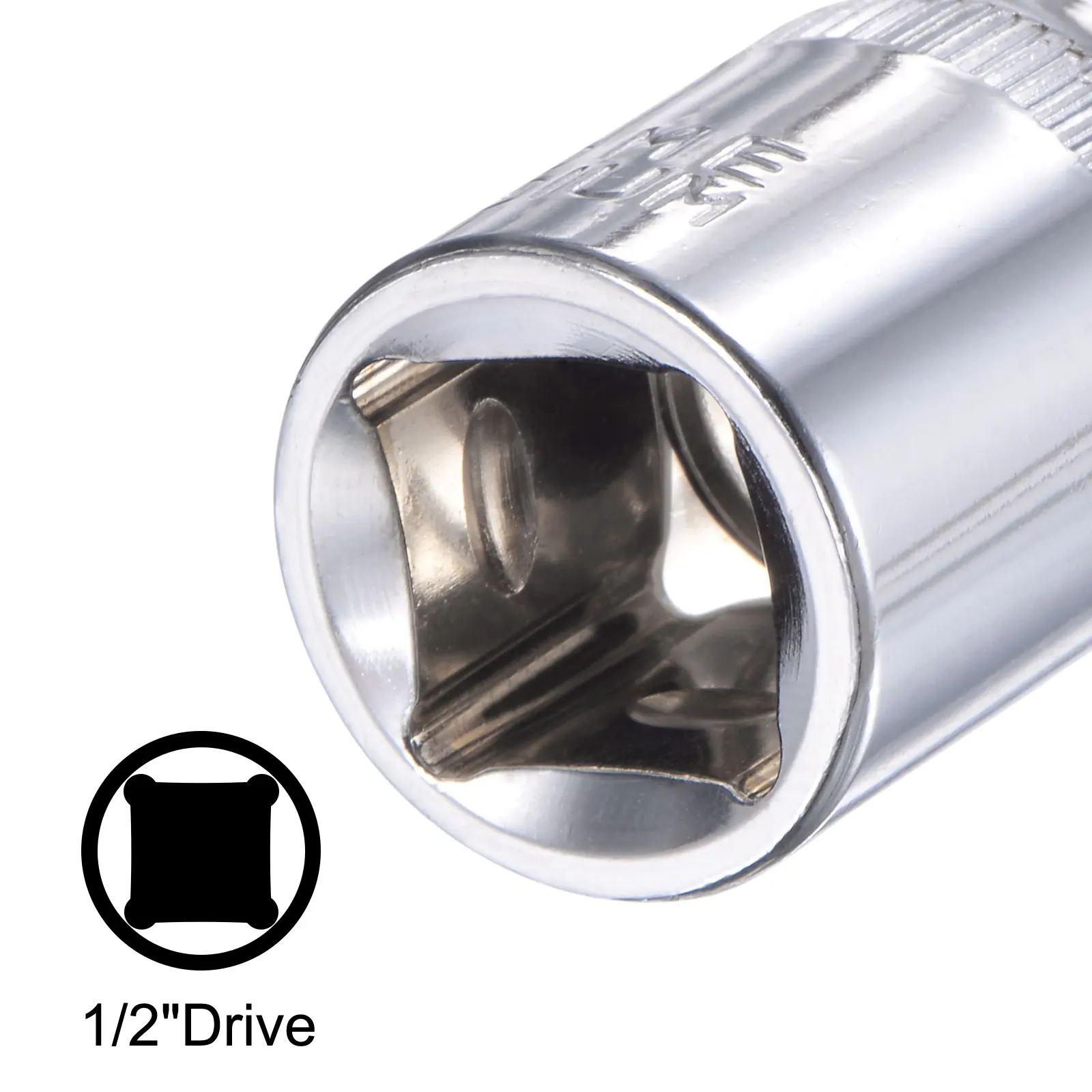 Uxcell-enchufe hexagonal de 1/2 ", unidad cuadrada x H14, brocas de acero S2, enchufes de CR-V de 140mm de longitud (solo para uso manual)