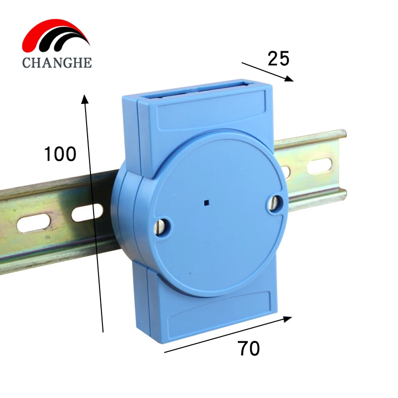 Adam module isolation shell guide rail junction housing plastic box 100X70X25 with base plate