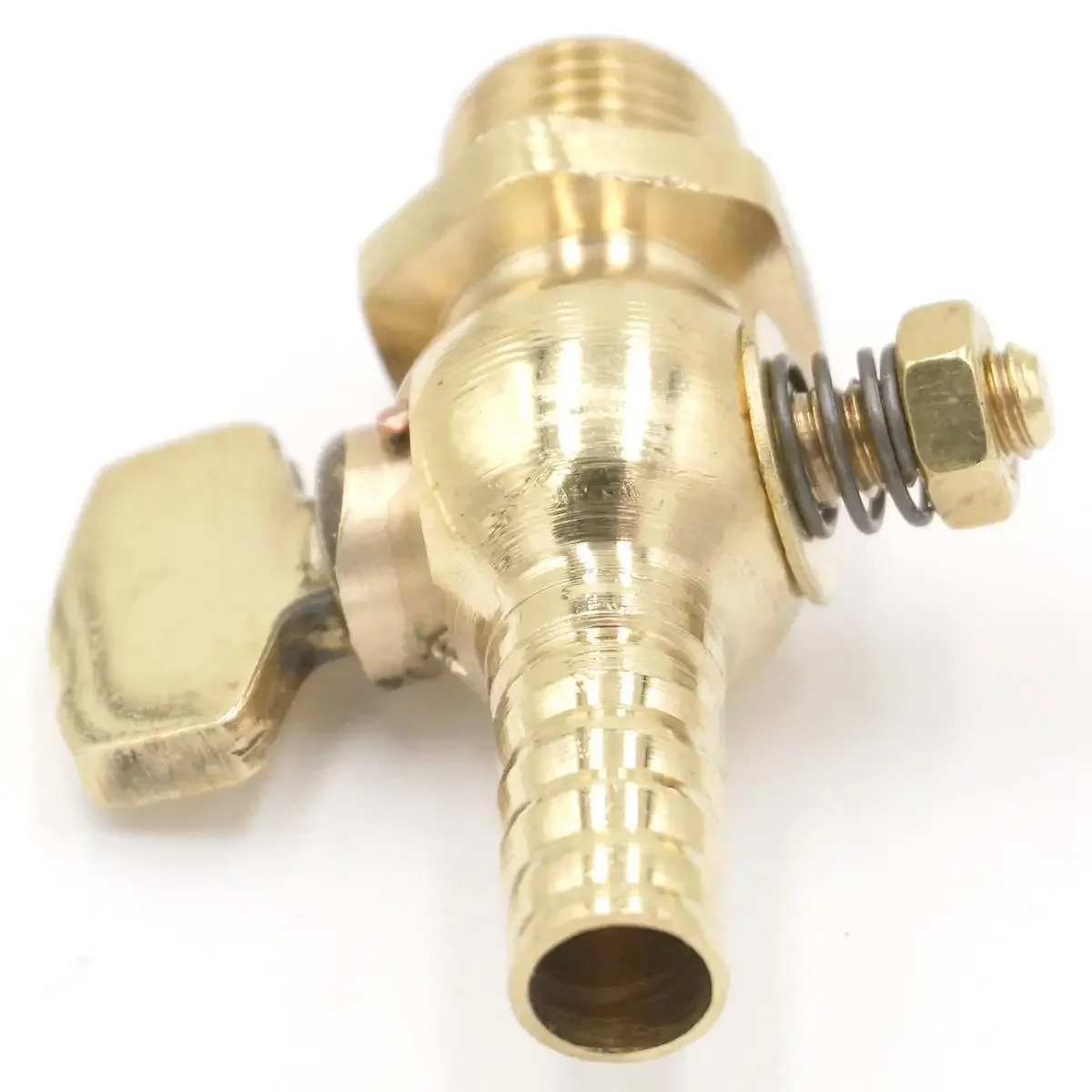 1/8 "1/4" 3/8 "1/2" gwinty męskie BSP do 8mm 10mm I/D króciec do węża mosiądz spustowy zawór odcinający petcock do paliwa gazowego — zdjęcie 5