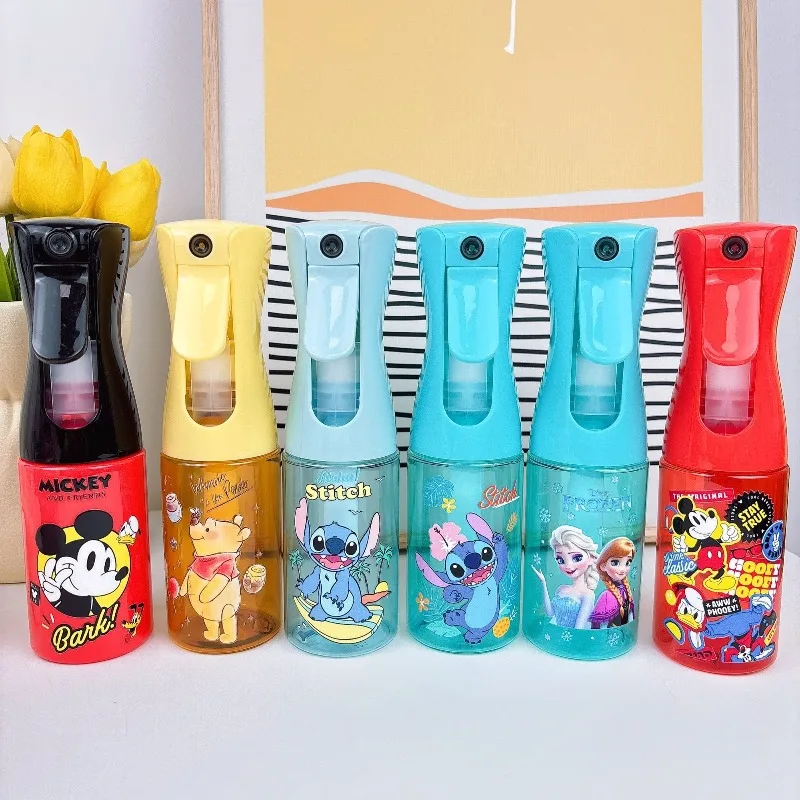 

200ml Disney Spray Bottle Kawaii Stitch Winnie The Pooh Mickey Mouse Anime Figure Accessories Birthday Gifts girl Toys
