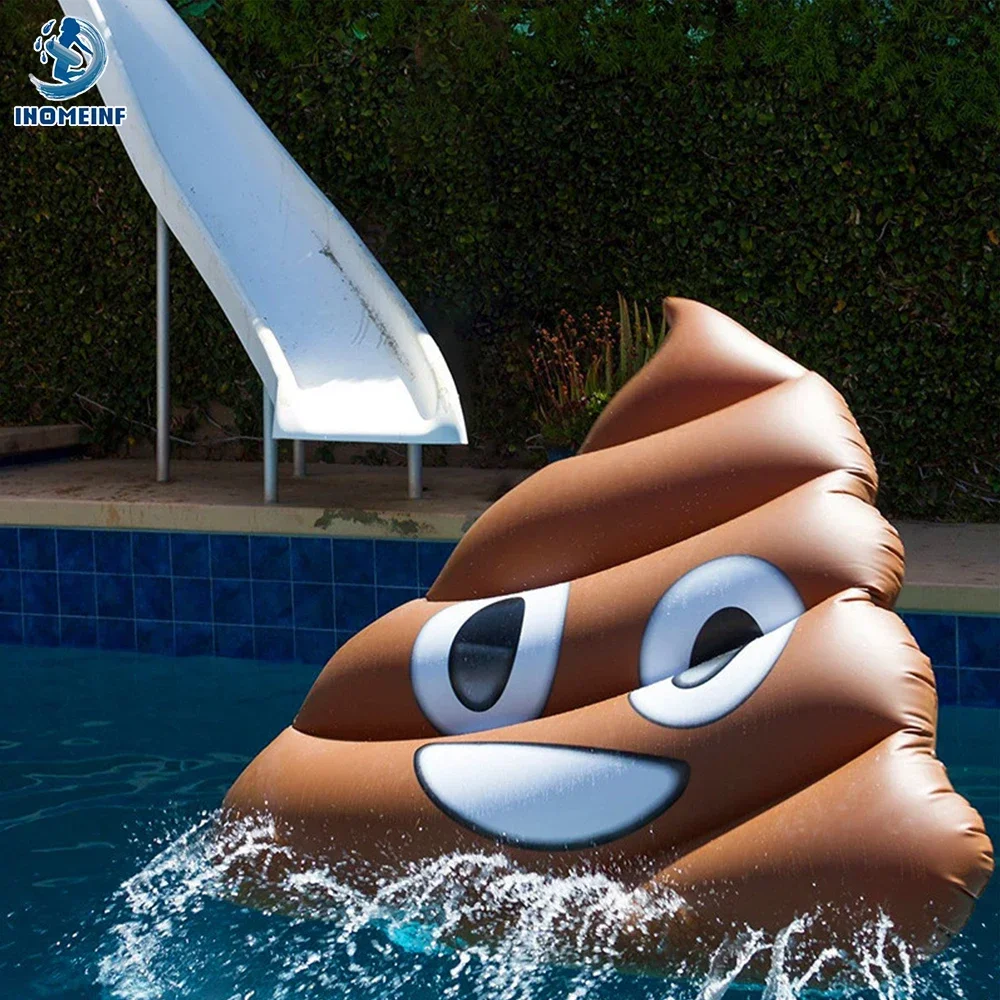 160cm Poo Model Pool Floats Inflatable Swimming Mattress Water Park Ride-on Buoy Adult Swim Circle Fancy Lounger Dropshipping