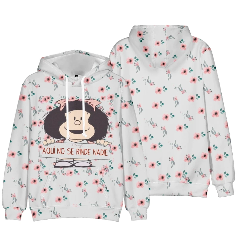 

Mafalda Merch Hoodies Pullovers Women Men Fashion Casual HipHop Style Sweatshirts New Long Sleeve Sweatshirts