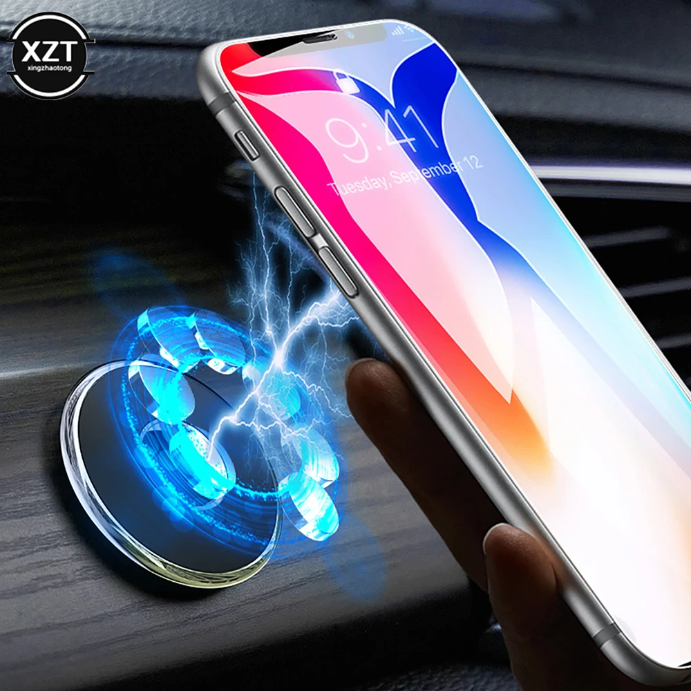 Fashion Magnetic Car Phone Holder in Car Magnet Mobile Phone Telefon GPS Supports Stand for iPhone Xiaomi Samsung Wall Holder