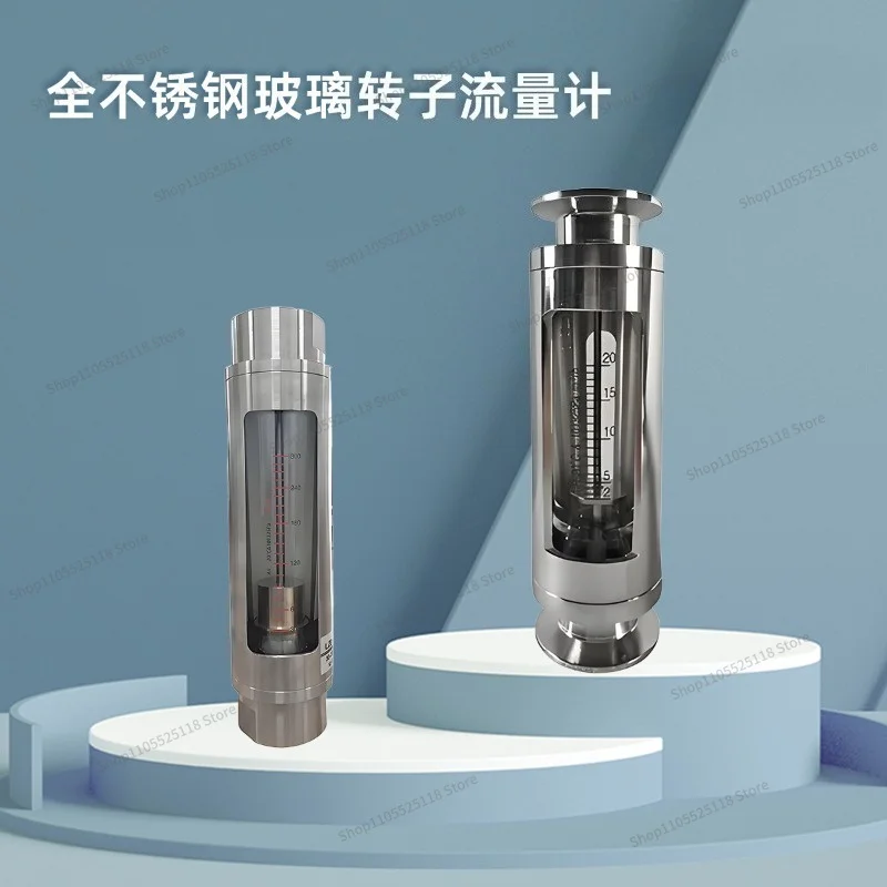 For VA Series Glass Rotary Flowmeter Rotary Flowmeter 304/316 Stainless Steel Gas Measurement Liquid Water Air