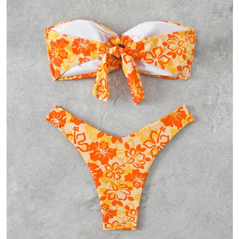 Bikinis sexis estampados, trajes de baño para mujer, traje de baño para mujer, ropa de baño Push Up, trajes de baño, conjunto de Bikini brasileño, ropa de playa, bañista para piscina