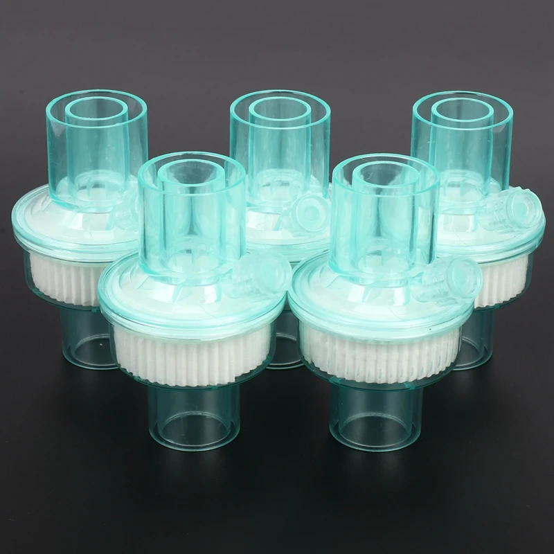 A01V-5PCS CPAP Filter Viral And Airborne Allergens CPAP Bacterial Viral Filter For Cpap Bipap Hose Sleep Apnea Snore