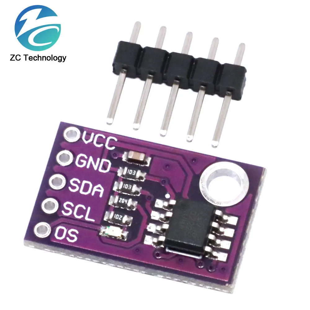 LM75 LM75A temperature sensor high speed I2C interface high precision development board module