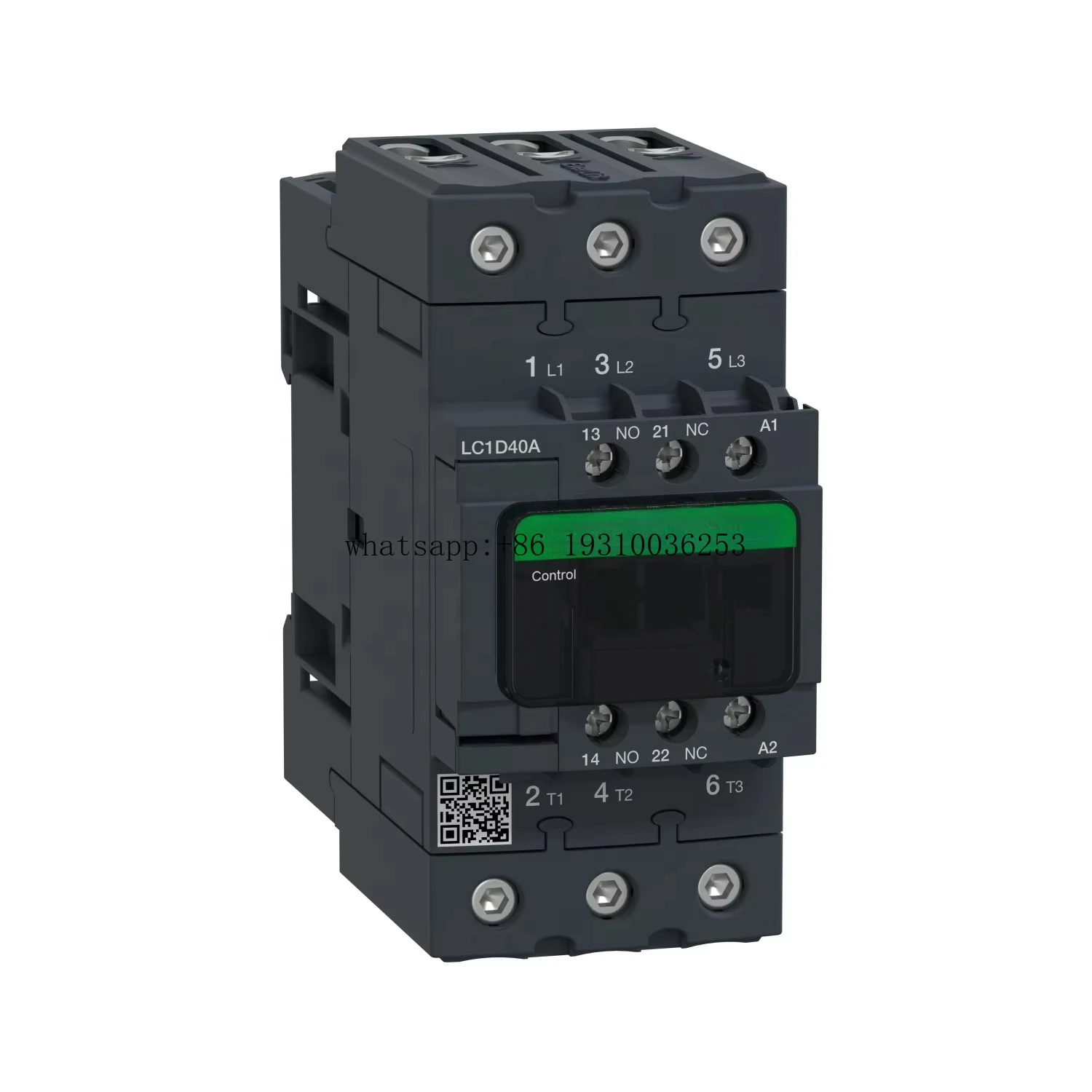 

Contactor LC1D40AM7C 3 Pole (3NO) AC-3/AC-3e, =440V, 40A, 220VAC, Everlink Terminal