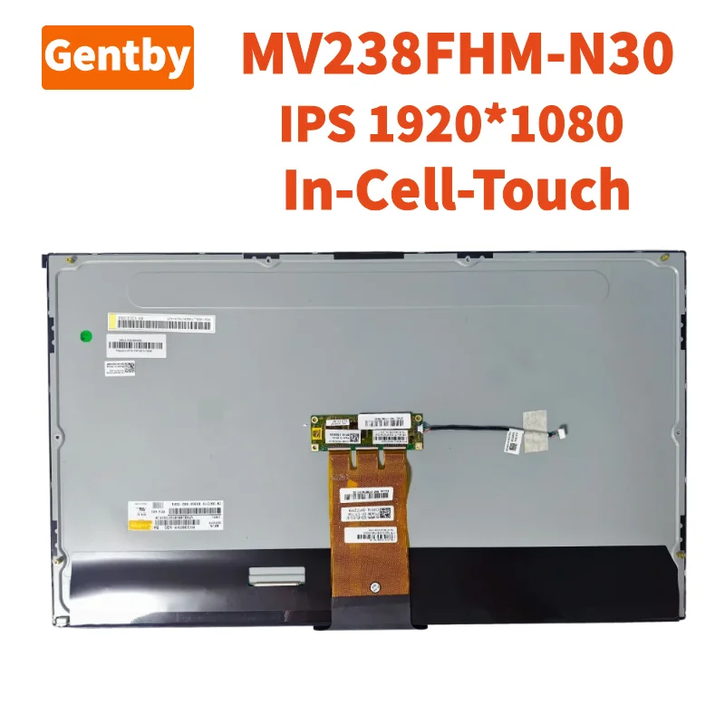 Original 23.8-inch MV238FHM N30 MV238FHM-N30 Touch FHD LCD Screen 1920*1080 DP/N 05G0X8 For DELL