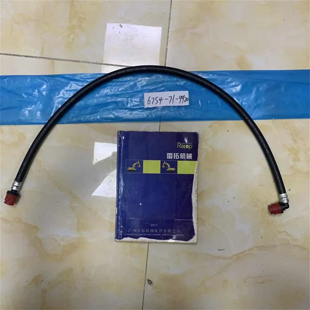 

PC200-7 PC200-8 PC220-8 PC270-8 Fuel Filter Hose 6754-71-9920 Fuel Pump Oil Tube For Excavator 6D107 Engine Parts