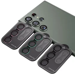 Camera Protector Glass For Samsung S23 S25 Ultra Plus Aluminum Alloy Metal Full Cover Len Ring For Galaxy S23 S23Ultra Lens Film