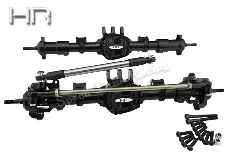 

Hot Racing Complete Aluminum AR44 straight axle Front and Rear for the Axial SCX10 II rock crawler