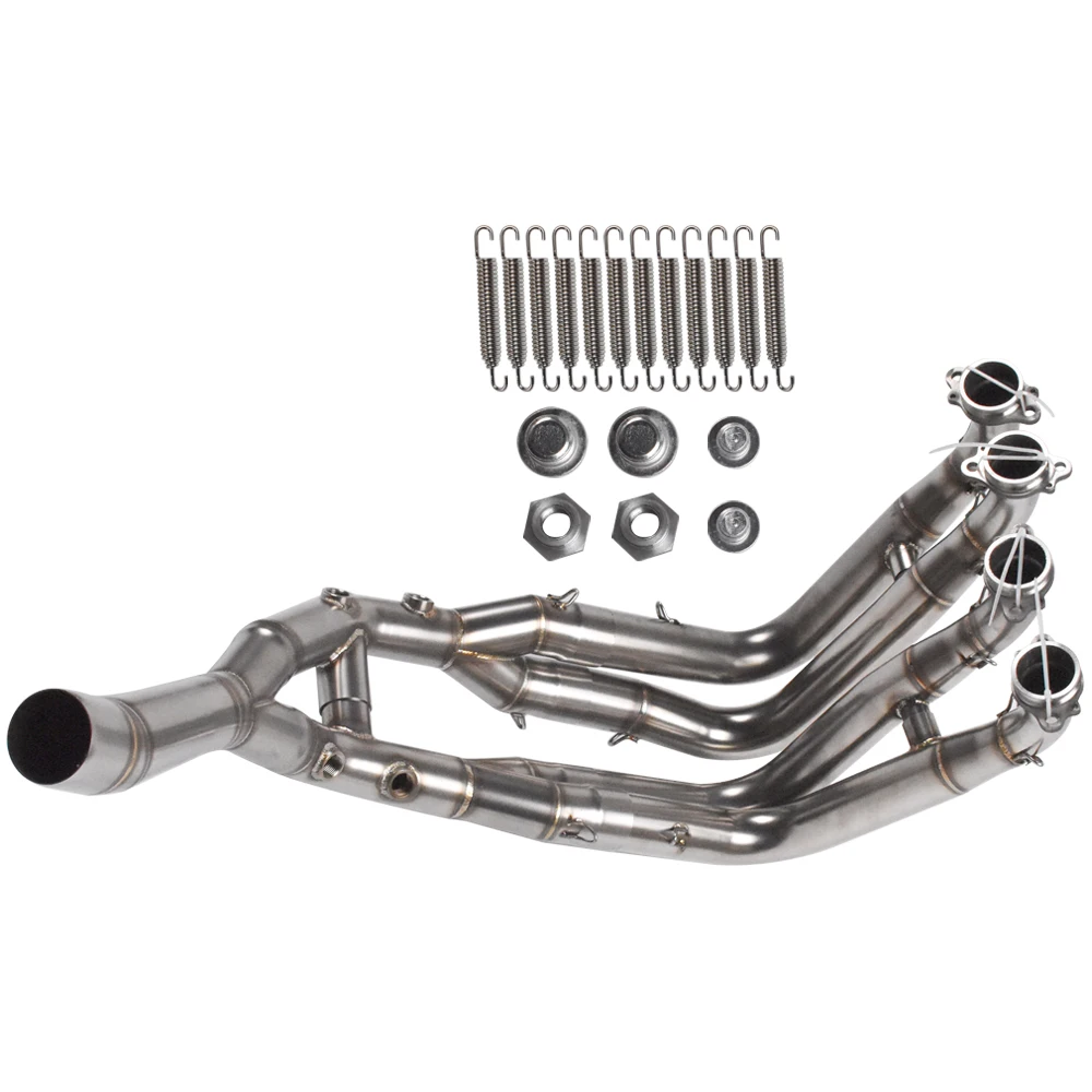 

For BMW S1000RR S1000R 2019-2025 Exhaust Tips Mid Pipe stainless steel