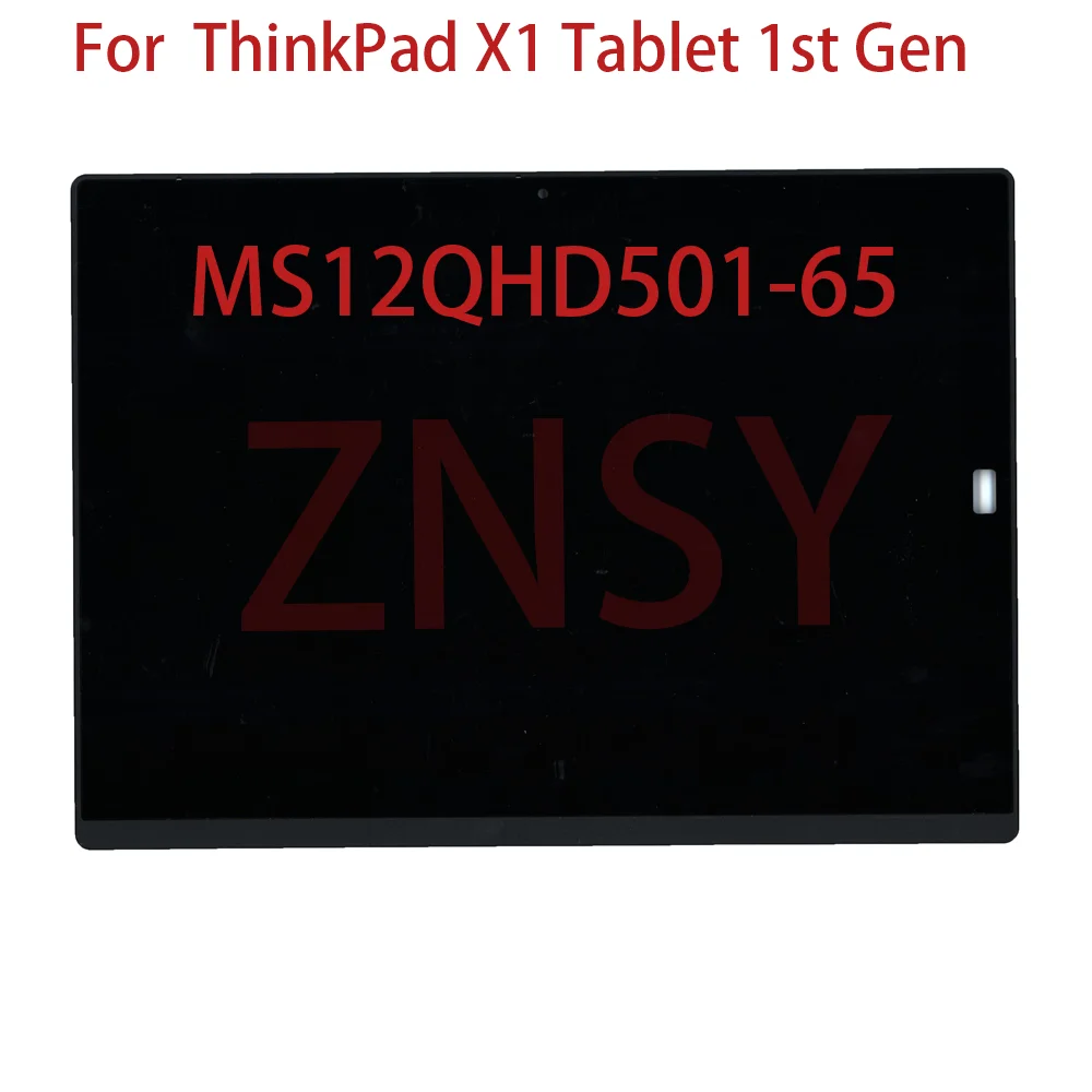 

12.3"Laptop LCD screen Assembly For ThinkPad X1 Tablet 1st Gen touchscreen 00NY792 00NY881 00NY883 display MS12QHD501-65