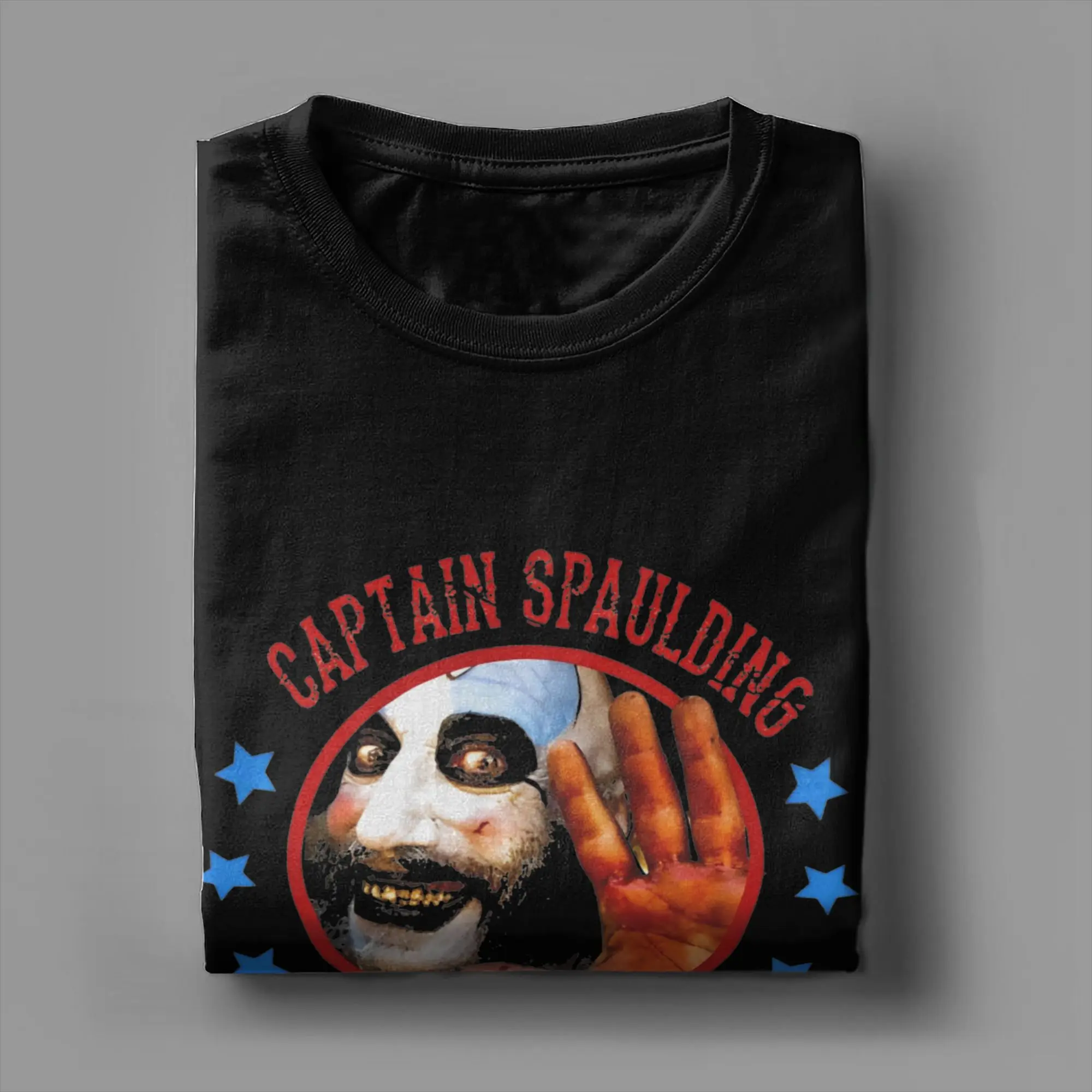 Captain Spaulding Tee Shirt for Men Women Gift Idea T Shirts  Cotton Clothing