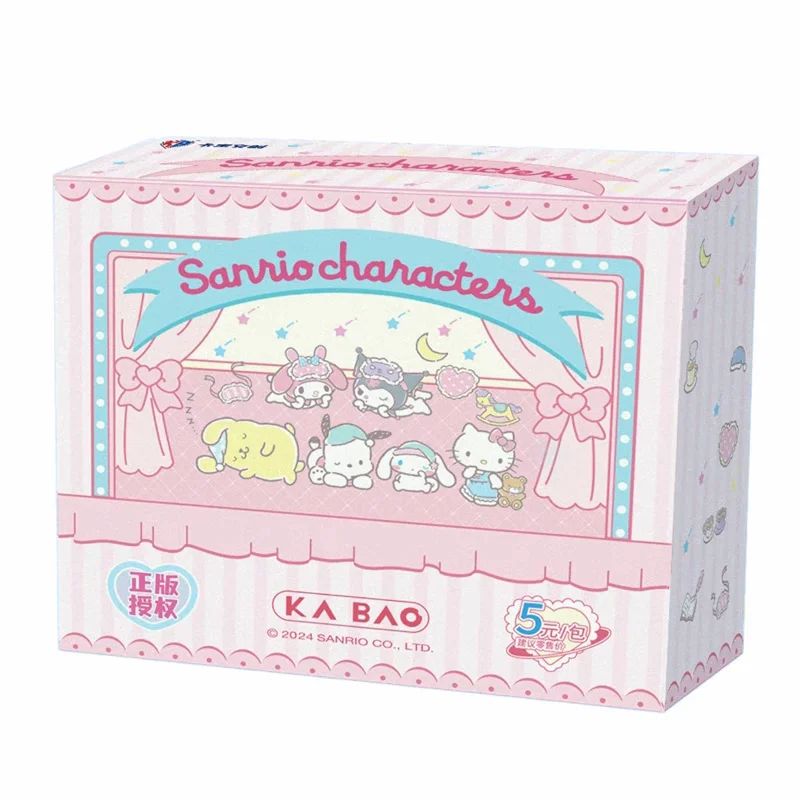 

KABAO Genuinely Sanrio Card Family Christmas Party Collection Cards HelloKitty Cards Pink Cute Card Aurora Series Trading Card
