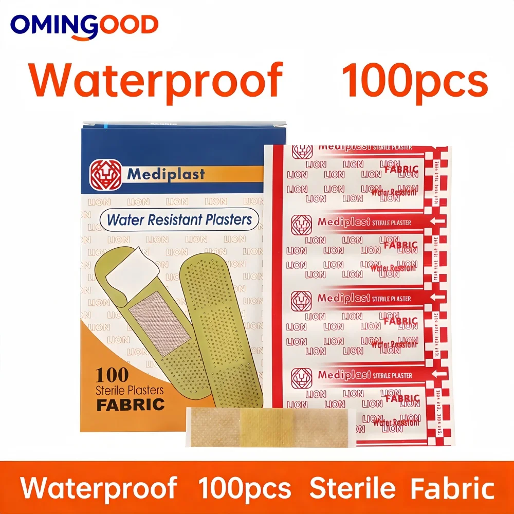 NEW 100PCS Waterproof Cartoon Band-Aids Adhesive Hemostasis Bandages for First Aid Emergency Medical Dressing Sticking Plaster