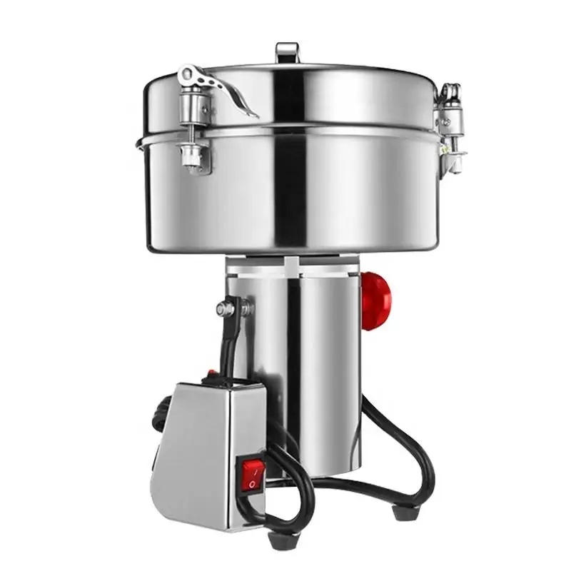 MJ 4500G Mini Commercial Flour Mill Machine Cocoa Soybean Coffee Pepper Sesame Turmeric Spices Home Powder Grinding Machine