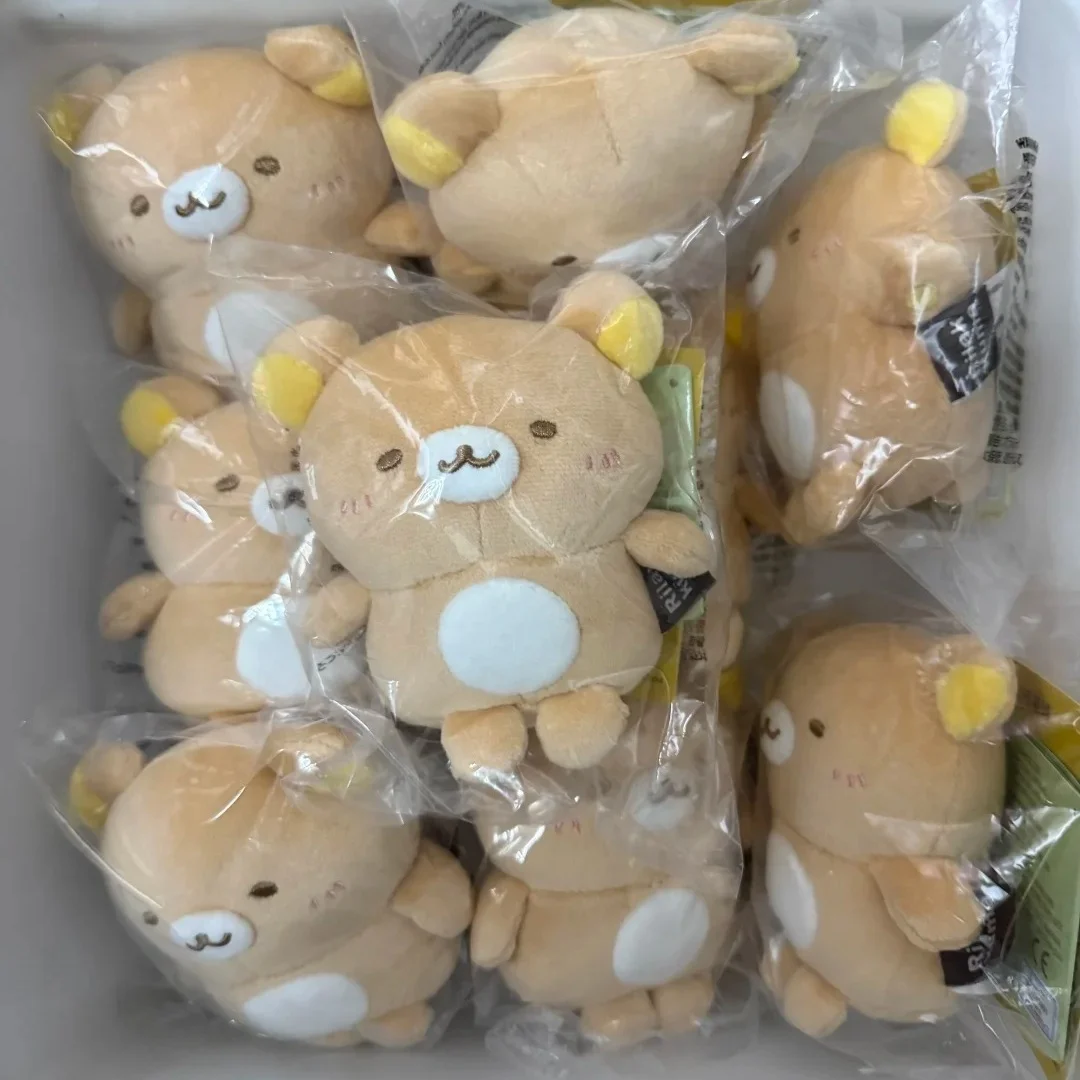 Genuine Rilakkuma Cozy Cute Plush Toy Soft Stuffed Sitting Beige Bear Home Sofa Bedroom Decoration Perfect Gift For Adult Women