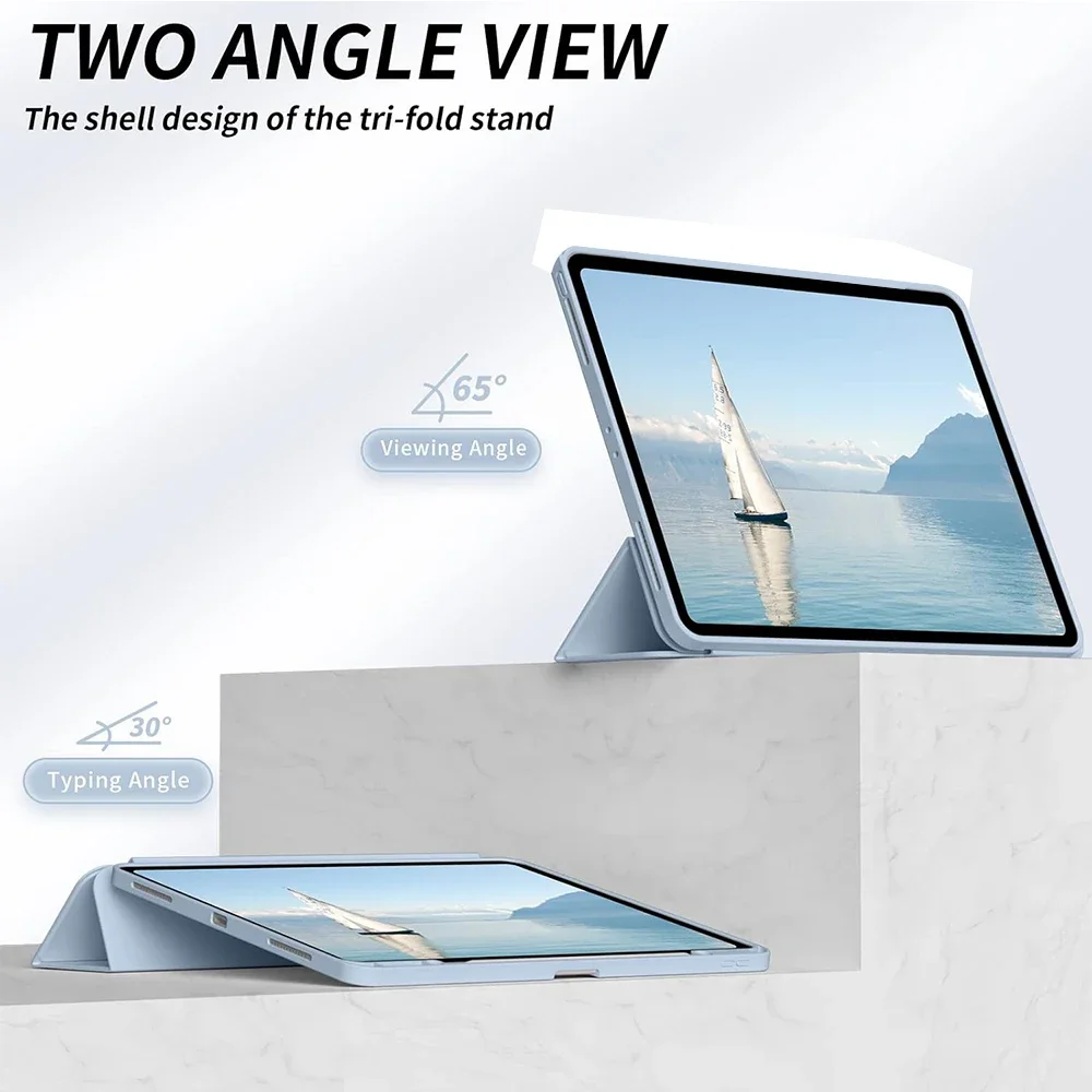 Case for iPad (A16) 11th Generation 11 Inch 2025, iPad 10th Generation 10.9 inch 2022, Auto Wake/Sleep, Slim Trifold Stand Cover