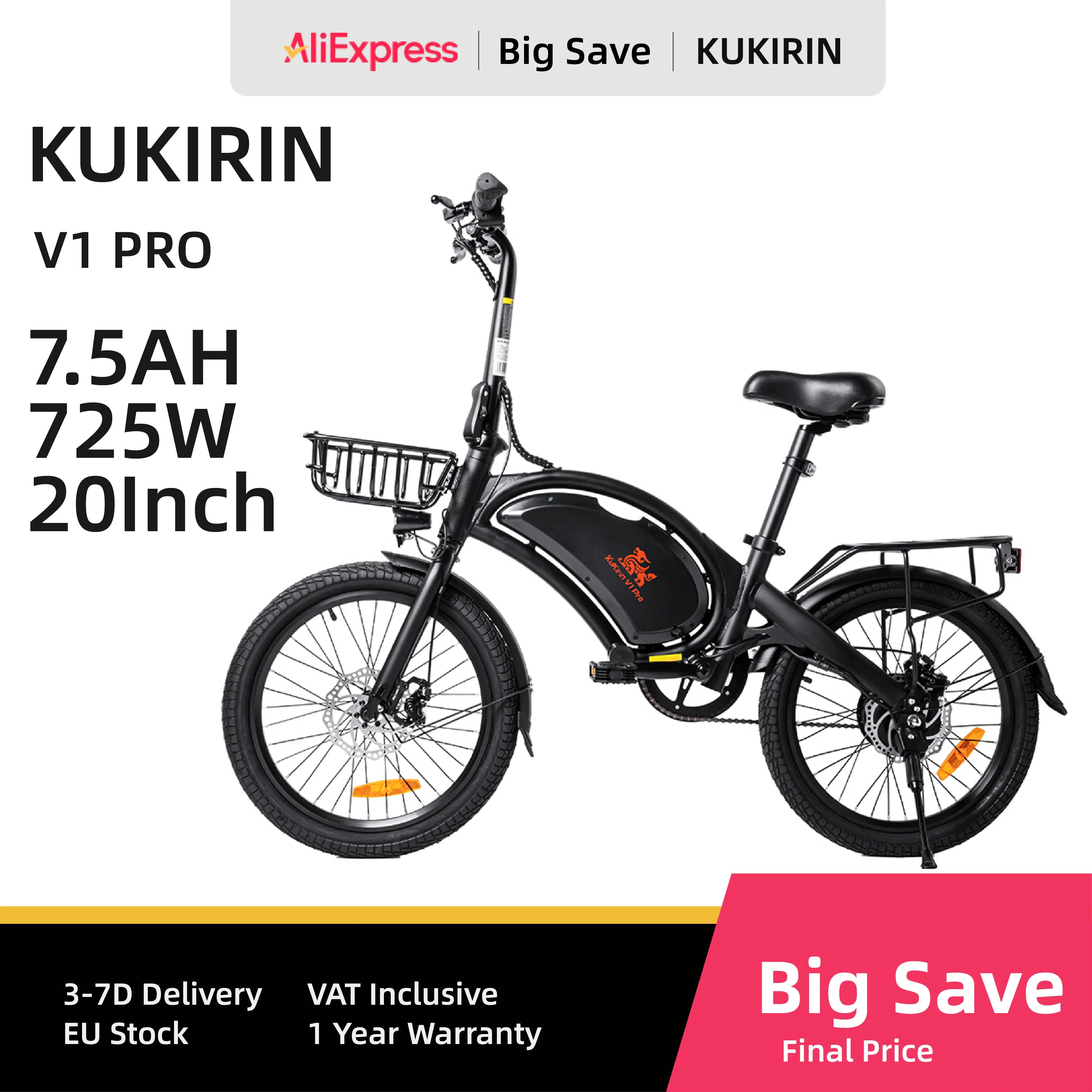 KuKirin V1 Pro Electric Bike 20